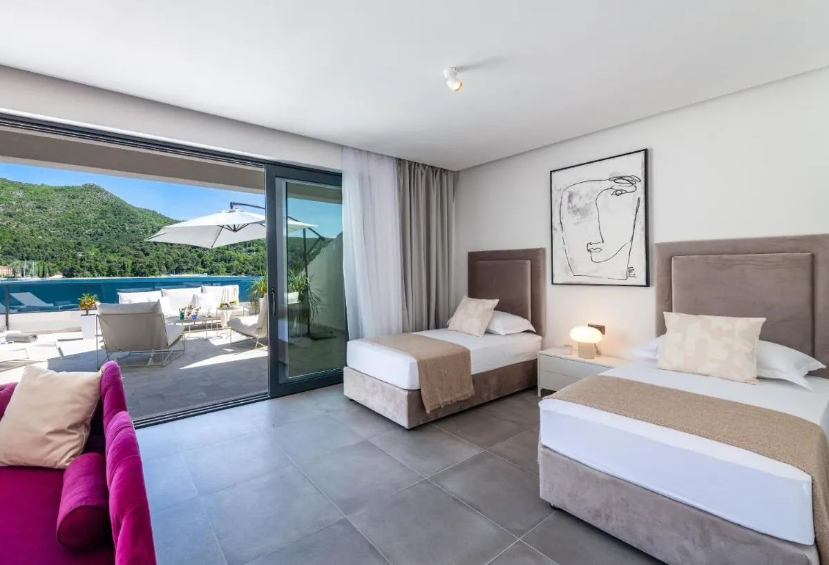 Image 1 of Captivating Dubrovnik Villa Villa Belle Riviere Private Infinity Pool Next To The Sea Slano